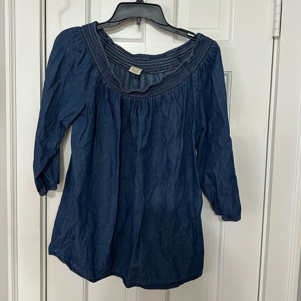 Faded glory Jean blouse